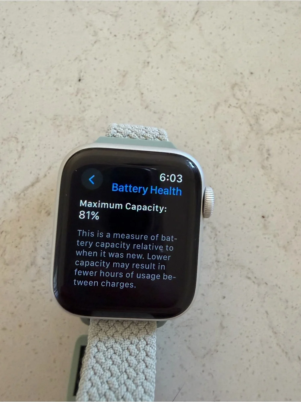 Apple Watch, Charger and Solace Band Bundle